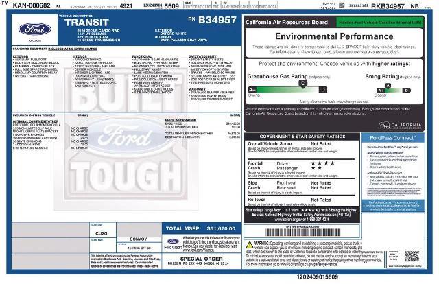 2024 Ford Transit Cargo Van Base