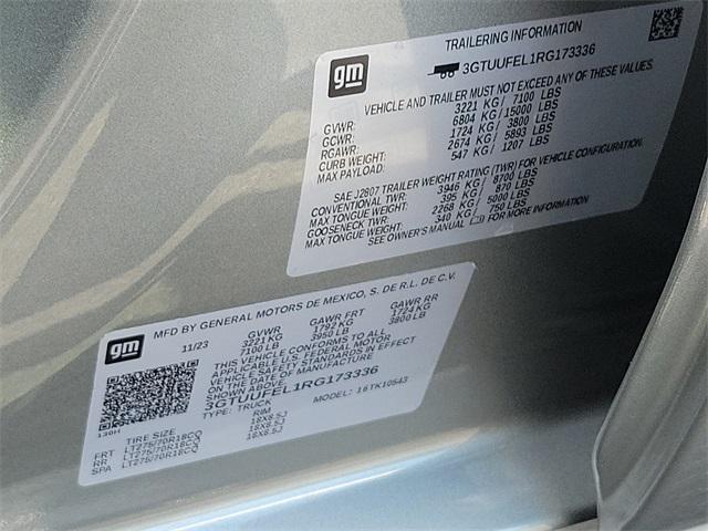 2024 GMC Sierra 1500 4WD Crew Cab Short Box AT4X