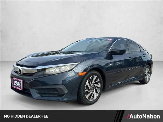 2016 Honda Civic EX for sale in Houston, TX