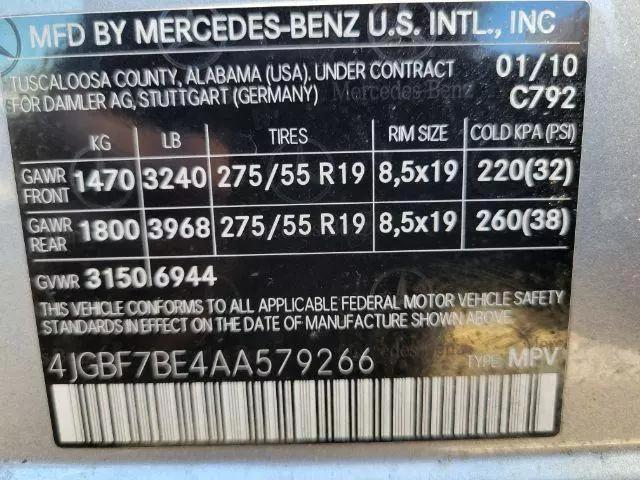 2010 Mercedes-Benz GL 4MATIC
