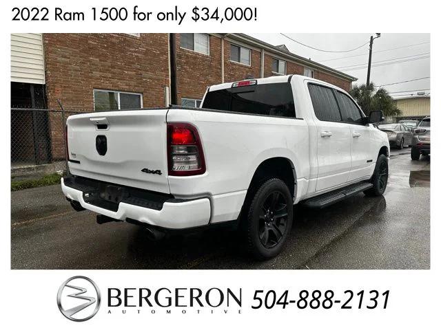 2022 RAM 1500 Big Horn Crew Cab 4x4 57 Box