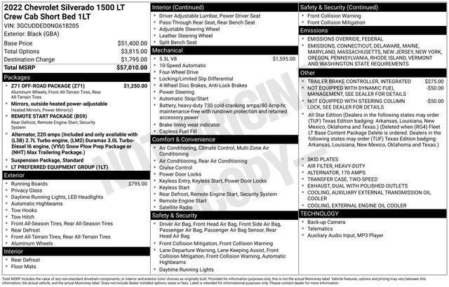 2022 Chevrolet Silverado 1500 4WD Crew Cab Standard Bed LT 2022 Chevrolet Silverado 1500 4WD Crew Cab Standard Bed LT