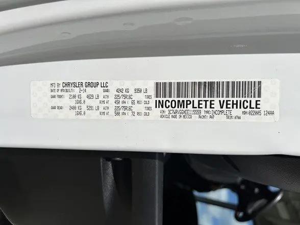 2014 Ram ProMaster Chassis Cab 3500