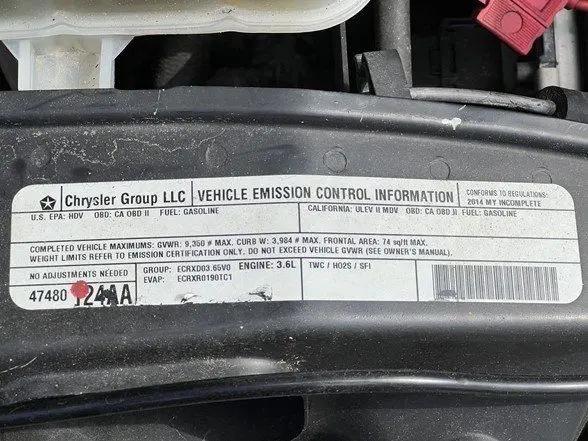 2014 Ram ProMaster Chassis Cab 3500