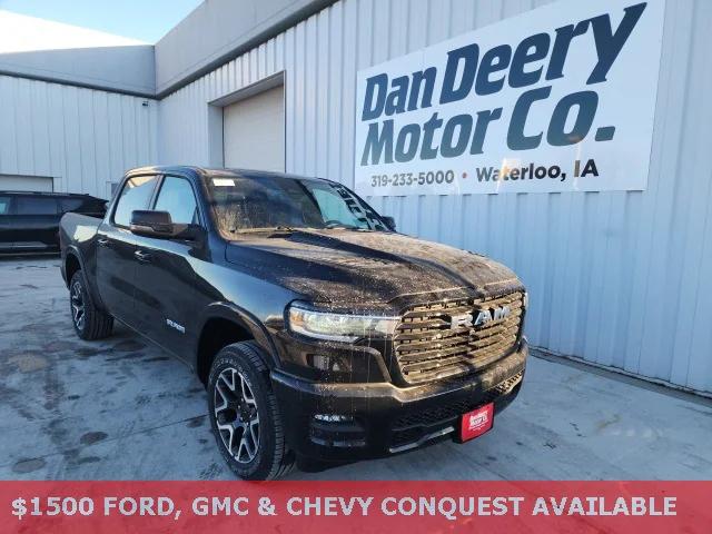 2025 RAM Ram 1500 RAM 1500 LARAMIE CREW CAB 4X4 57 BOX