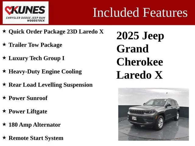 2025 Jeep Grand Cherokee GRAND CHEROKEE LAREDO X 4X4