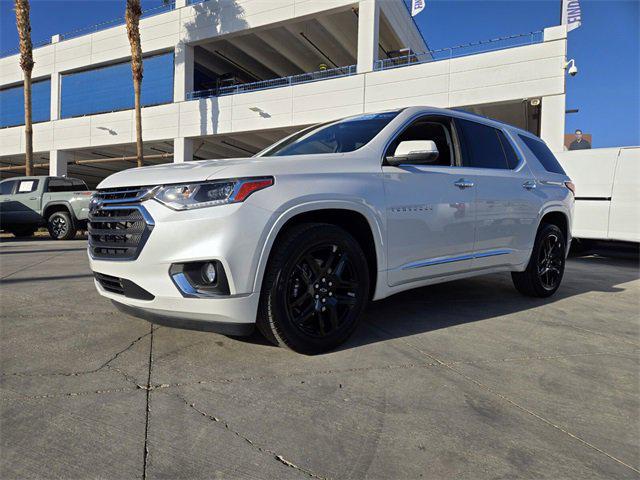 Certified 2021 Chevrolet Traverse Premier with VIN 1GNERKKWXMJ199235 for sale in Henderson, NV