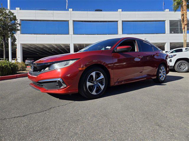 Used 2019 Honda Civic LX with VIN 19XFC2F61KE042230 for sale in Henderson, NV