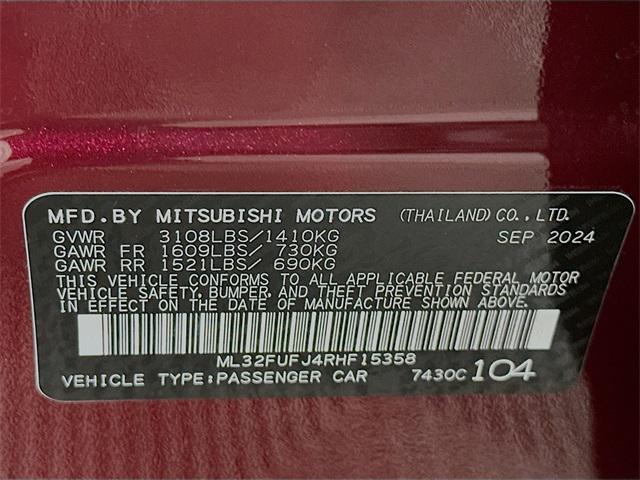 2024 Mitsubishi Mirage G4 LE