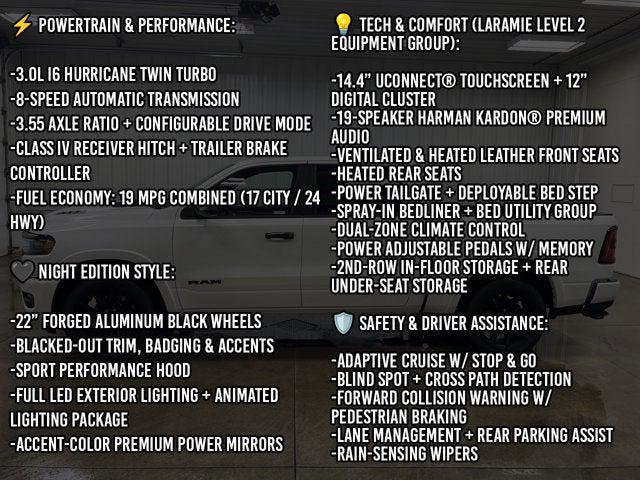 2025 RAM Ram 1500 RAM 1500 LARAMIE CREW CAB 4X4 57 BOX
