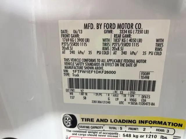 2013 Ford F-150 FX4