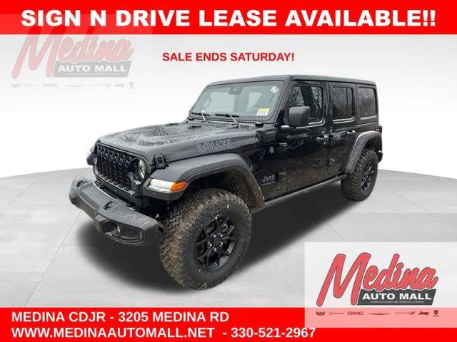 2025 Jeep Wrangler 4xe WRANGLER 4-DOOR WILLYS 4xe