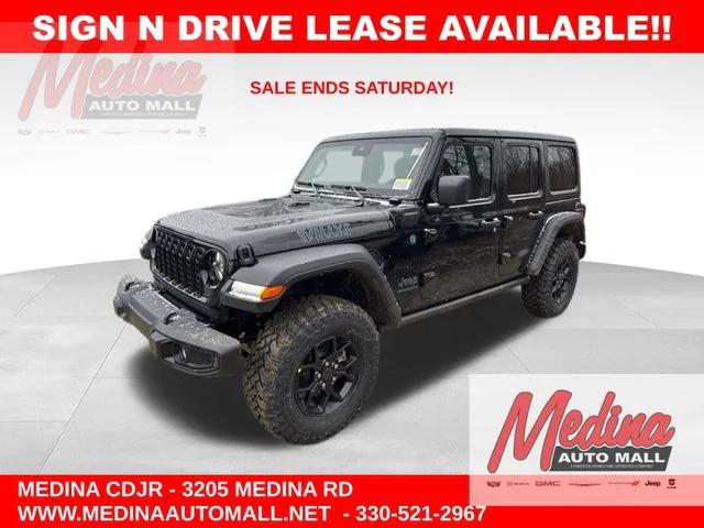 2025 Jeep Wrangler 4xe WRANGLER 4-DOOR WILLYS 4xe