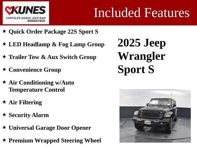 2025 Jeep Wrangler WRANGLER 4-DOOR SPORT S