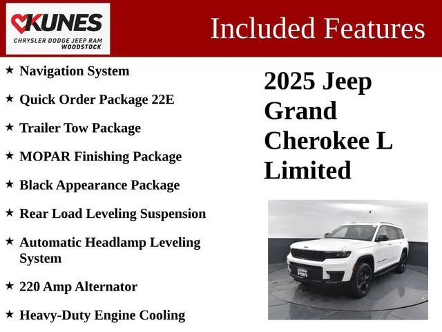 2025 Jeep Grand Cherokee GRAND CHEROKEE L LIMITED 4X4