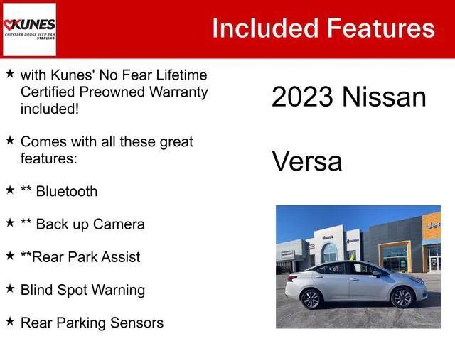 2023 Nissan Versa 1.6 SV Xtronic CVT