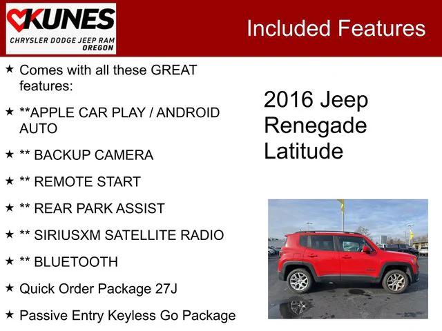 2016 Jeep Renegade Latitude