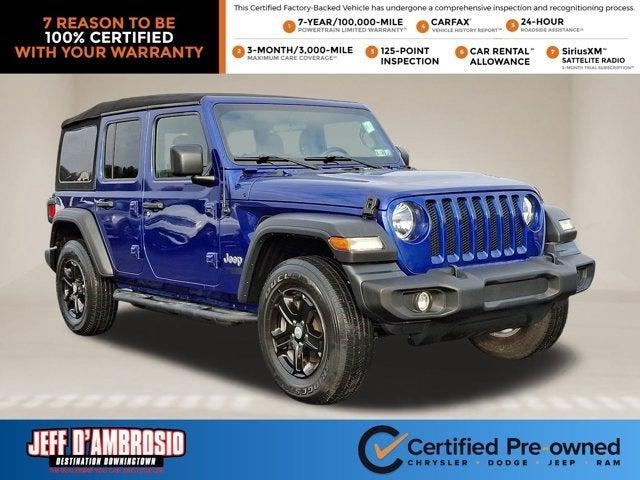 2020 Jeep Wrangler Unlimited Sport S 4X4