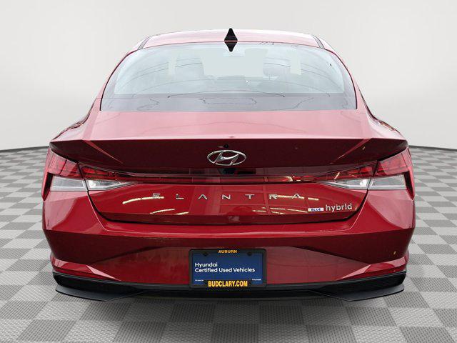2023 Hyundai Elantra Hybrid Blue