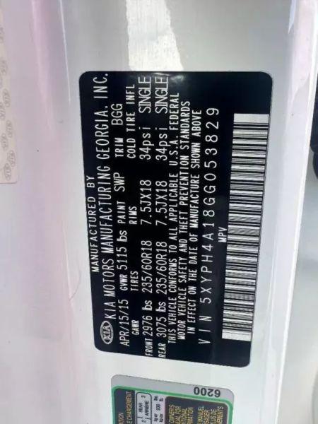 2016 Kia Sorento 2.0T EX