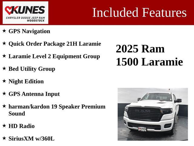 2025 RAM Ram 1500 RAM 1500 LARAMIE CREW CAB 4X4 57 BOX