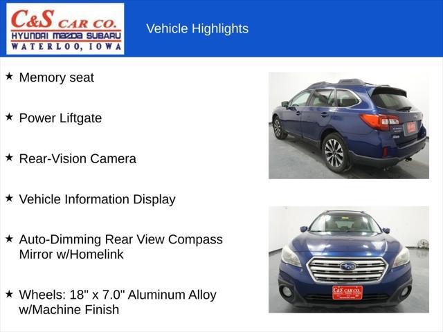 2015 Subaru Outback 2.5i Limited