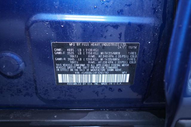 2015 Subaru Outback 2.5i Limited