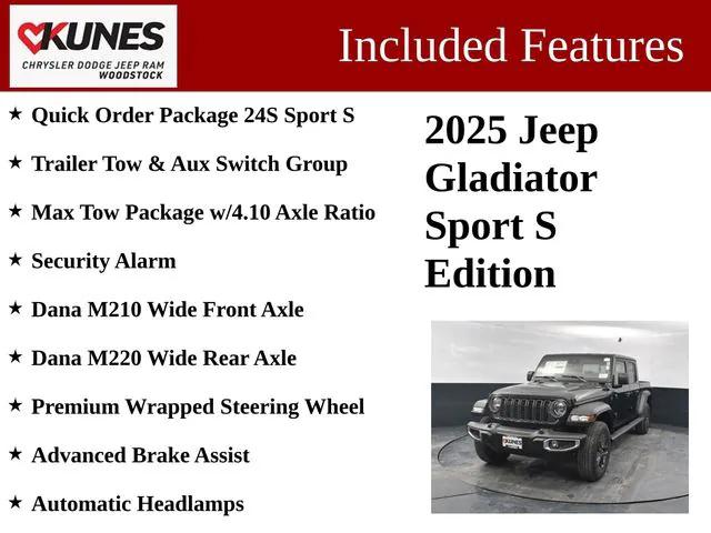 2025 Jeep Gladiator GLADIATOR SPORT S 4X4