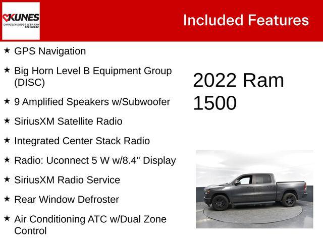 2022 RAM 1500 Big Horn Crew Cab 4x4 57 Box