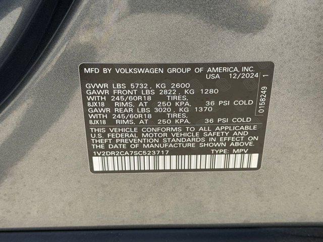 2025 Volkswagen Atlas 2.0T SE