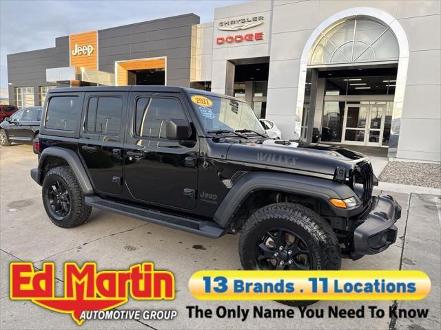 2021 Jeep Wrangler Willys 4x4 for sale in Anderson, IN