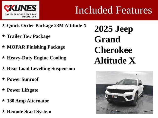 2025 Jeep Grand Cherokee GRAND CHEROKEE ALTITUDE X 4X4