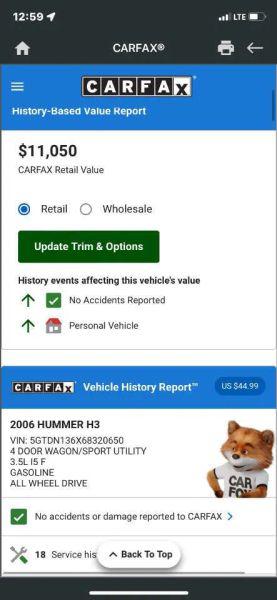 2006 HUMMER H3 Sport Utility 4D