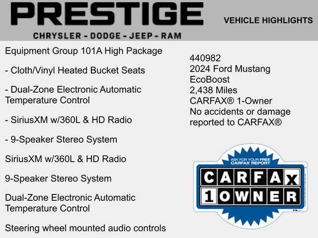 2024 Ford Mustang EcoBoost Fastback