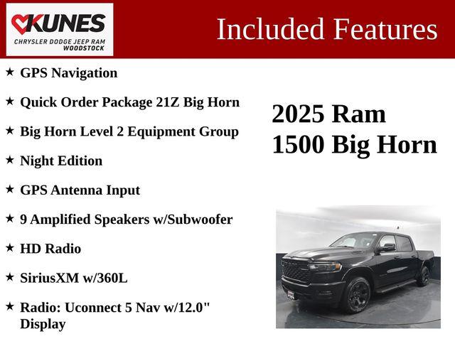 2025 RAM Ram 1500 RAM 1500 BIG HORN CREW CAB 4X4 57 BOX