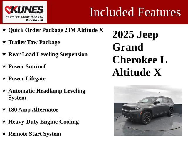 2025 Jeep Grand Cherokee GRAND CHEROKEE L ALTITUDE X 4X4