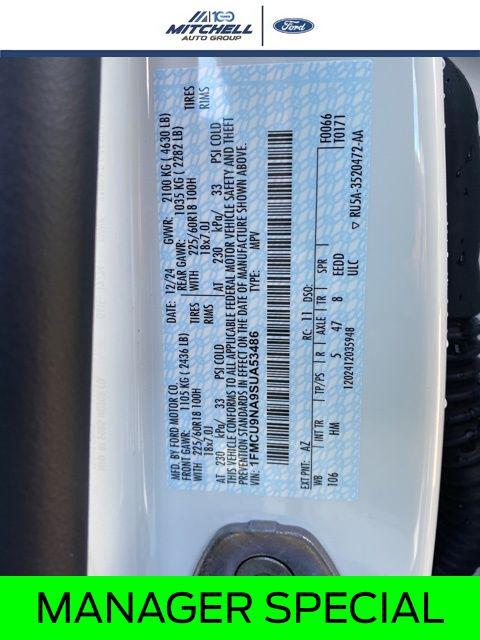 2025 Ford Escape ST-Line Select