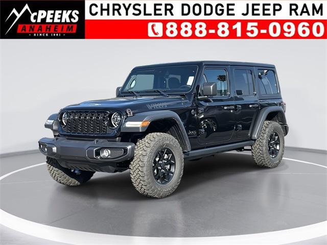 2025 Jeep Wrangler WRANGLER 4-DOOR WILLYS 2025 Jeep Wrangler WRANGLER 4-DOOR WILLYS