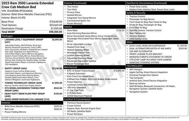 2023 RAM 3500 Laramie 2023 RAM 3500 Laramie