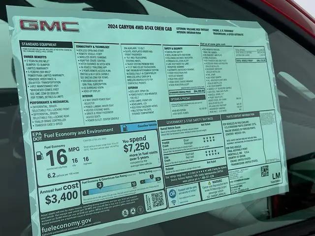 2024 GMC Canyon 4WD AT4X