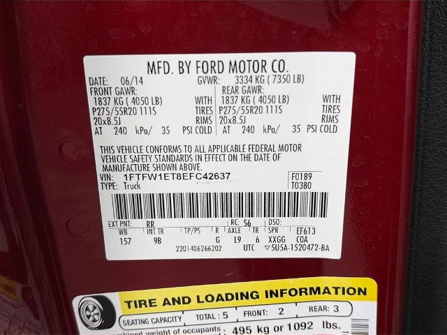 2014 Ford F-150 Platinum