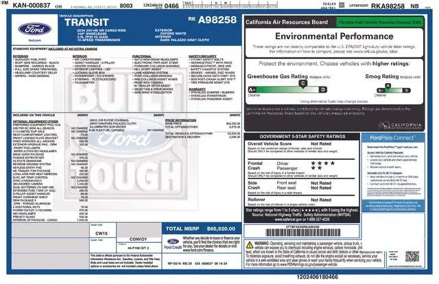 2024 Ford Transit Cargo Van T-350 HD