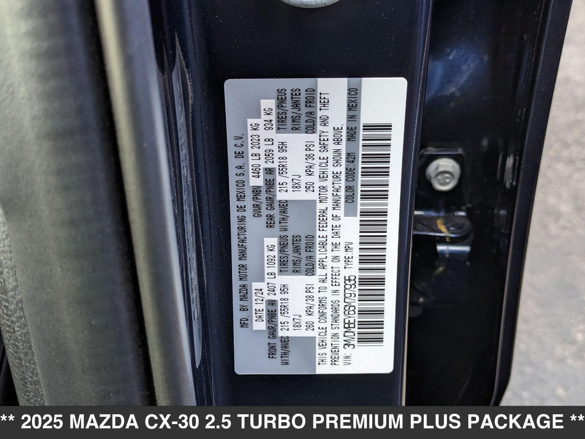 Mazda CX-30 2.5 Turbo Premium Plus i-ACTIV AWD