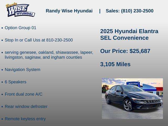 2025 Hyundai Elantra SEL Convenience