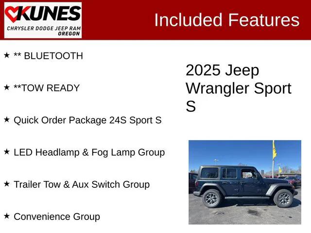 2025 Jeep Wrangler WRANGLER 4-DOOR SPORT S
