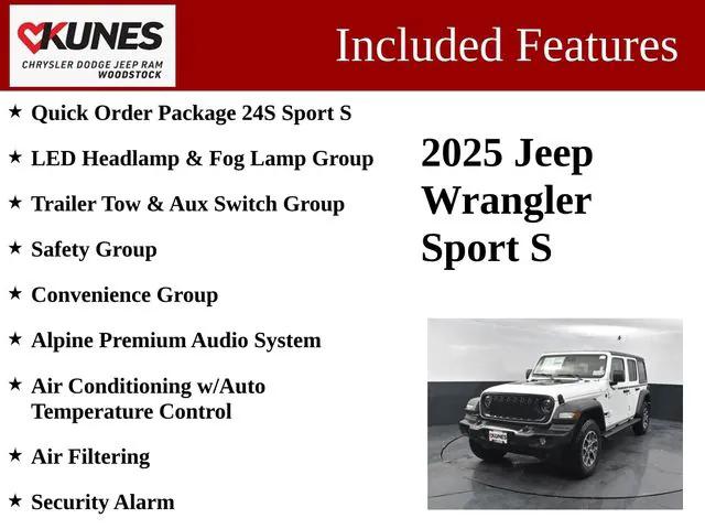 2025 Jeep Wrangler WRANGLER 4-DOOR SPORT S