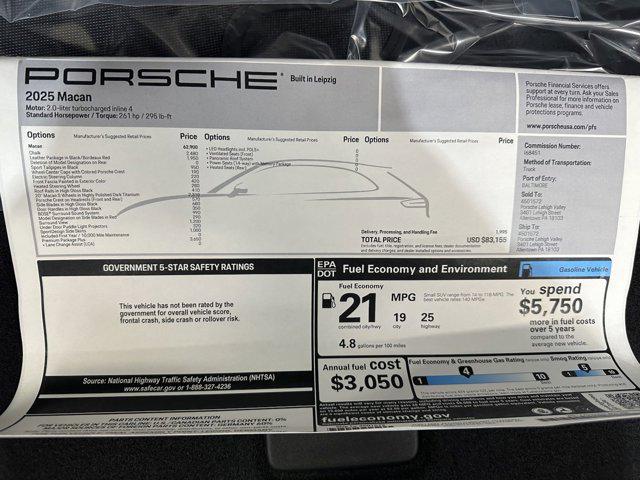 2025 Porsche Macan Macan