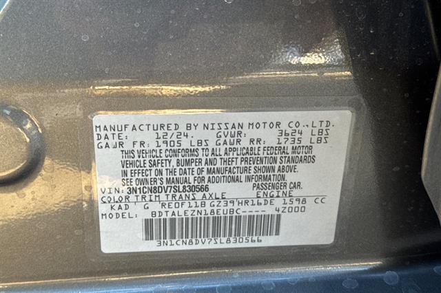 2025 Nissan Versa 1.6 S