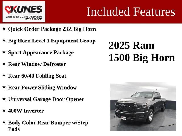 2025 RAM Ram 1500 RAM 1500 BIG HORN QUAD CAB 4X4 64 BOX