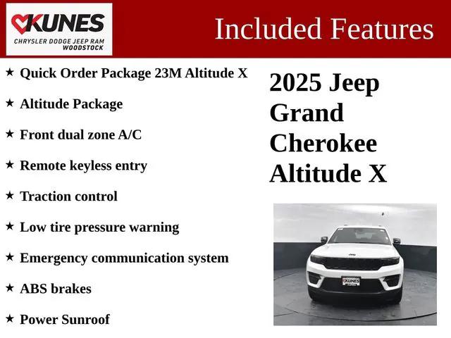 2025 Jeep Grand Cherokee GRAND CHEROKEE ALTITUDE X 4X4